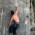 Respira... respira...  - Lluïso (yo mismo) disfrutando la vía y la escalada como hacía tiempo que no lo hacía :-) 