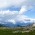 Primera visión  - Panorámica del paisaje dolomítico tras bajar del telecabina Grosté. 