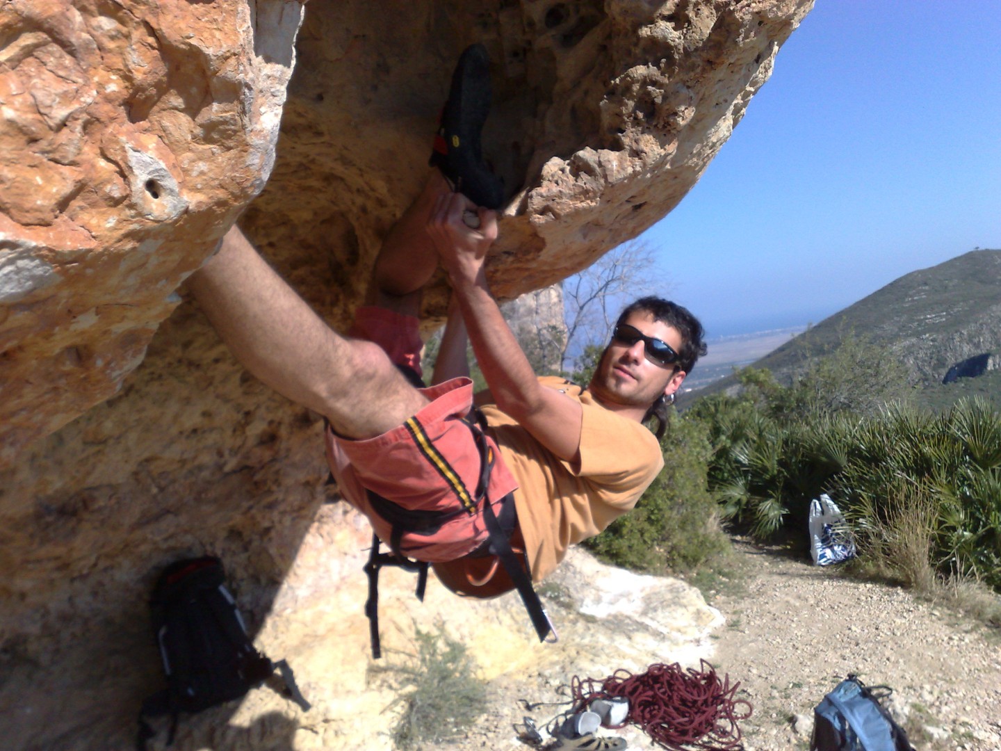 provant l'eixida d'una via en el s.platjeta  