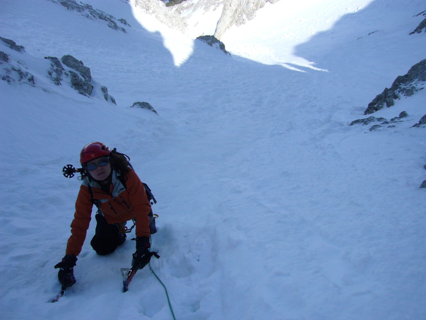 primera rampa  - La primera rampa, llegando al resalte 