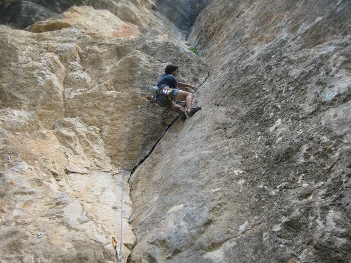 Tita la fisurita  - Jose Luis de primero a vista en Tita la fisurita 6a 