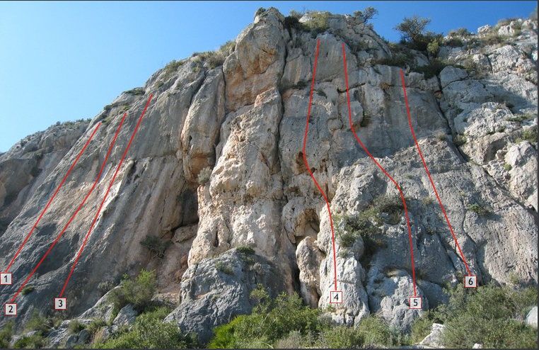 Muro principal (izquierda) 