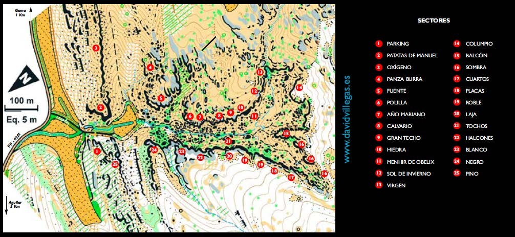 MAPA SECTORES RECUEVAS 