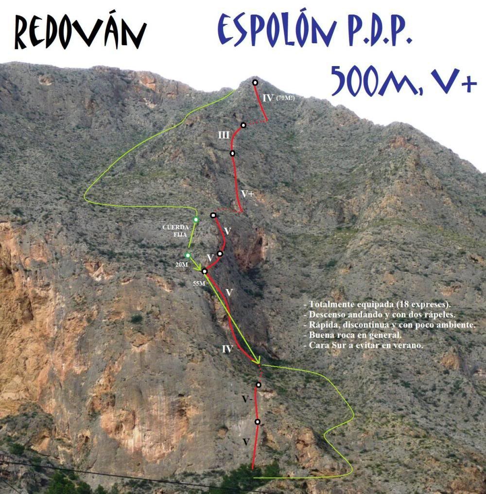 Espolón PDP 500 m.V+ 