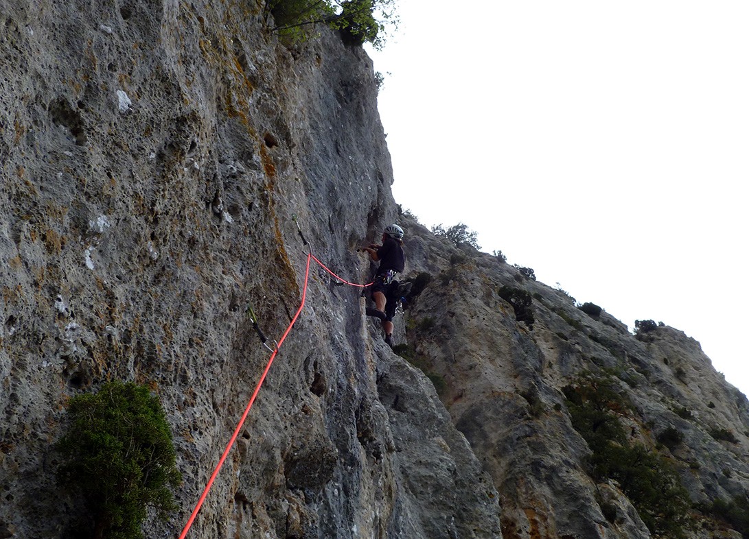 Llegando al crux 