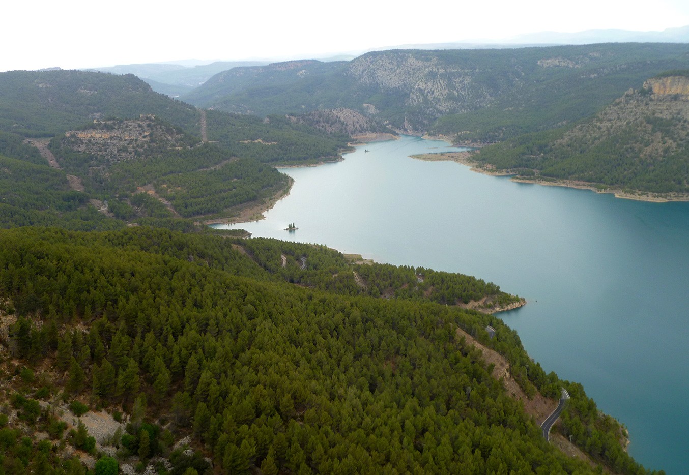 Vistas desde las paredes del Morrón 