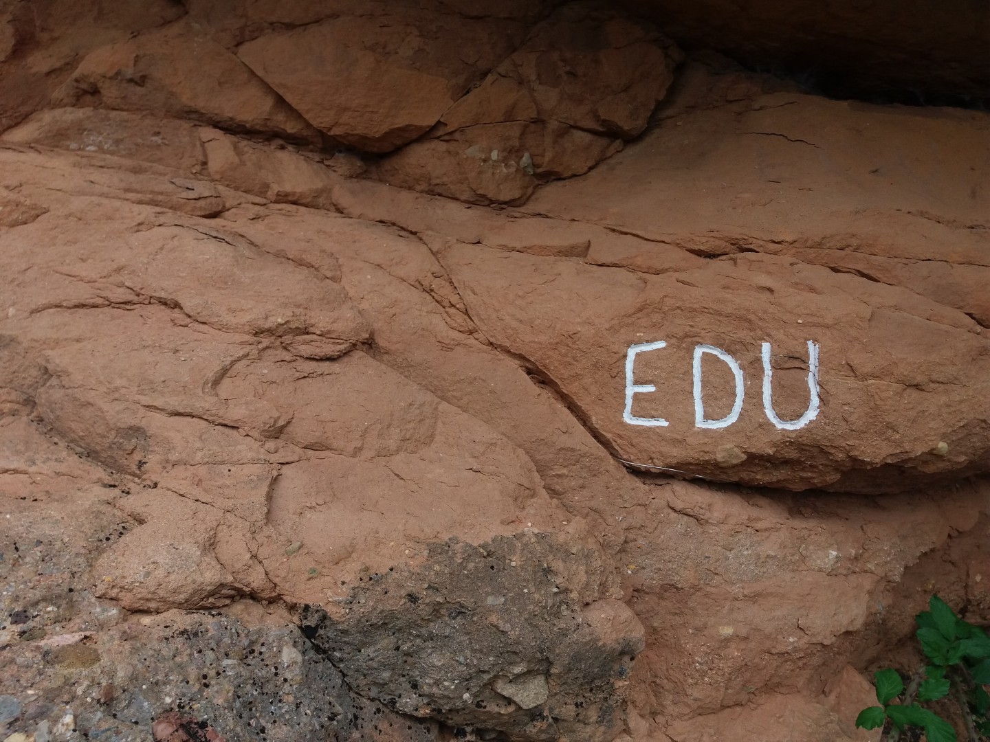 Inicio de la vía Edu Roche 