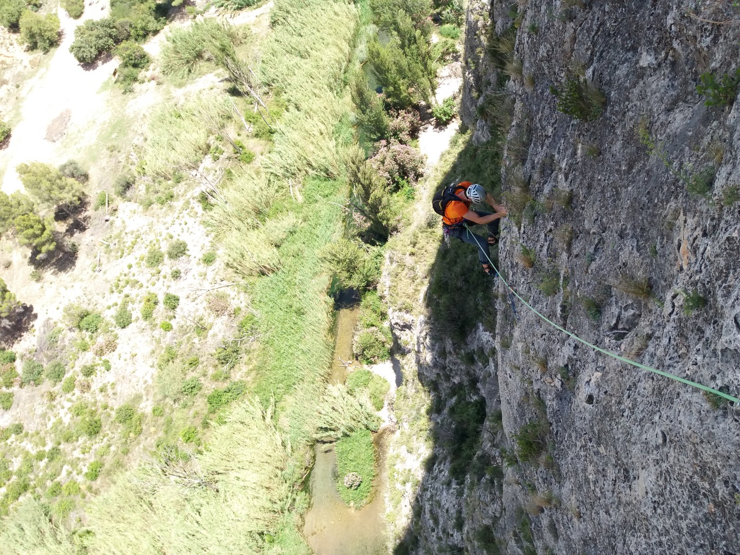 Edu saliendo del crux 