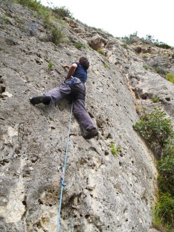 Calentando en Fontanelles