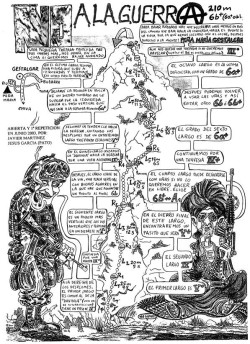 Croquis de la vía  - Graciosa reseña dibujada a mano con cómic incluido de esta magnífica vía. 