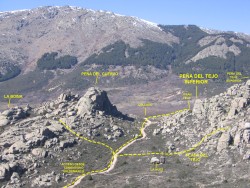 Situación Peña del Tejo Inferior 