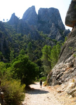 Llegando al Cuchillar de Contreras