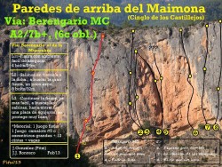 Croquis de Berengario el de la Motocabra  - Reseña sobre fotografía a color de la vía Berengario el de la Motocabra. 