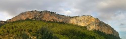 Vista general de los sectores (Castell d'Alaró)