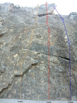 Vias 1-3  - Vias mas faciles, rondaran el 3c a 4a 