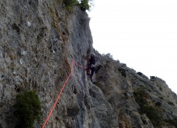 Llegando al crux