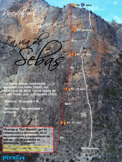 Croquis de la vía del Sebas 