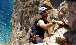 Llegando a la cueva