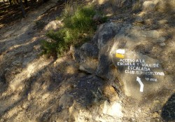 Señal de acceso al sector 