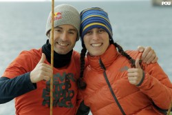 Eneko Pou con Elena Albiasu