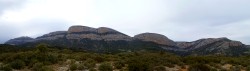 Panorámica de las paredes de Vilanova de Meià