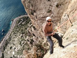 Oscar en el rápel de la UBSA