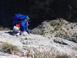 Ramón llegando a cumbre