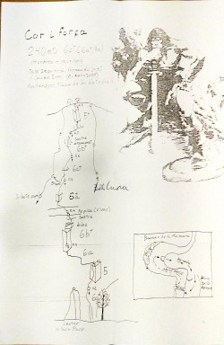 Croquis original de Cor i força.  