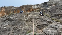 ESCALANDO EN PEÑAS ALTAS