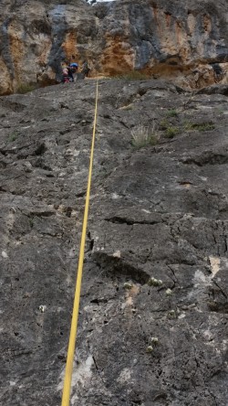 ESCALANDO EN PEÑAS ALTAS