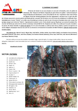   - SEGON SECTOR A 10 MIN DEL COTXE 